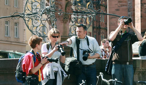 GruppenFotokurs in Heidelberg am Brunnen